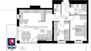Mieszkanie na sprzedaż w nowym budynku Piotrków Trybunalski, Park Belzacki